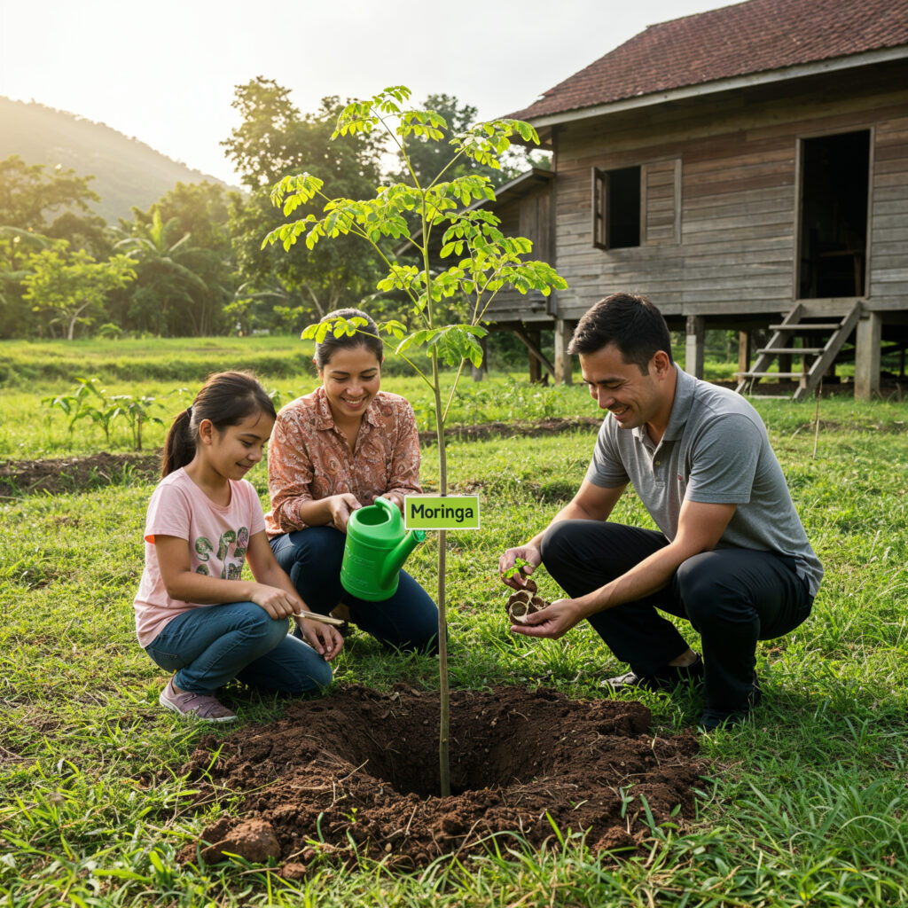 Cara Menanam Pokok Moringa