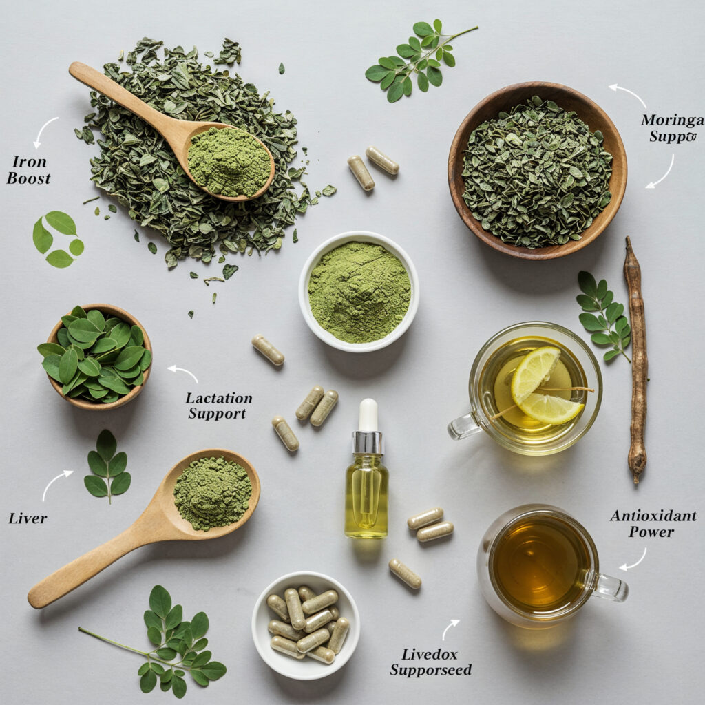 Rangkaian moringa manfaat kesihatan